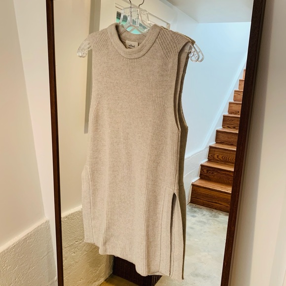 Aritzia Wilfred Palmier Sleeveless Sweater Tunic - Picture 3 of 8